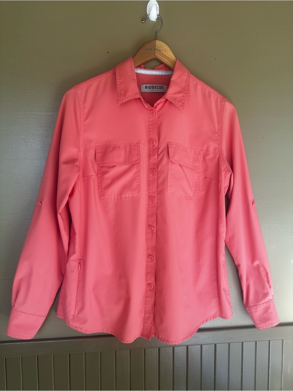 Ridgecut Toughwear Salmon Outdoor Button-down Shirt